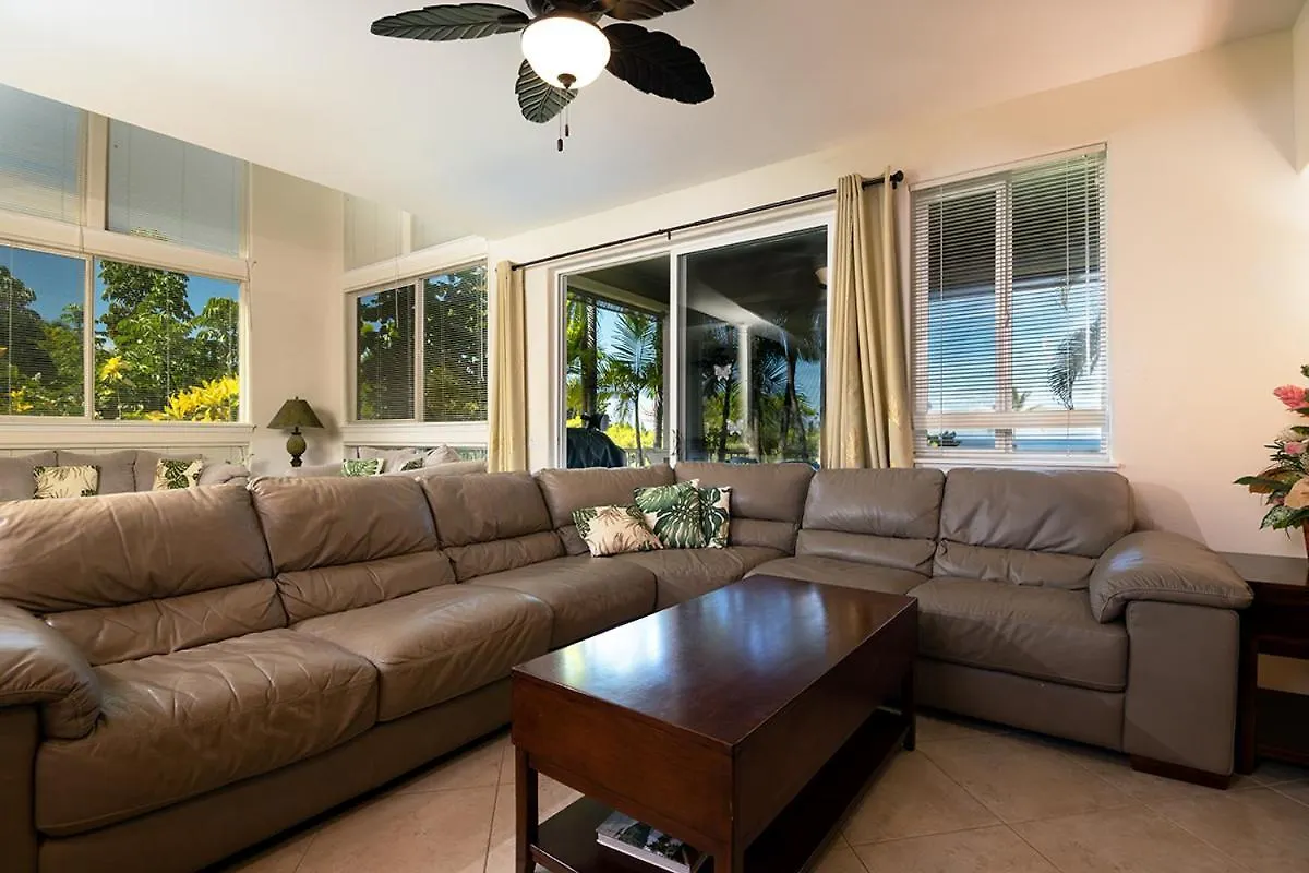 3Bd 3Ba Oceanview Condo W Office And Ac And Wifi And Garage Acaa1 Kailua-Kona Holiday home