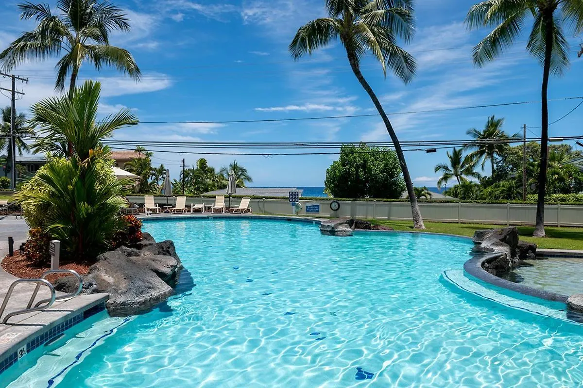 Holiday home 3Bd 3Ba Oceanview Condo W Office And Ac And Wifi And Garage Acaa1 Kailua-Kona United States