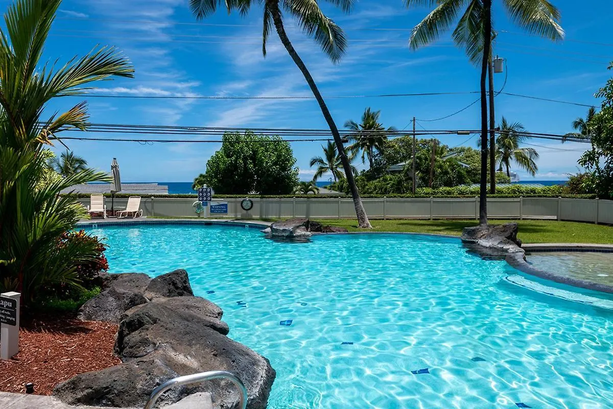 3Bd 3Ba Oceanview Condo W Office And Ac And Wifi And Garage Acaa1 Kailua-Kona Holiday home