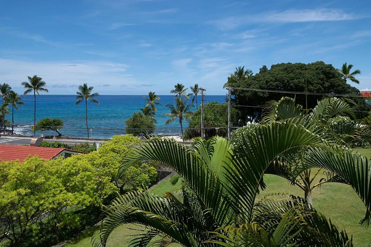 3Bd 3Ba Oceanview Condo W Office And Ac And Wifi And Garage Acaa1 Kailua-Kona
